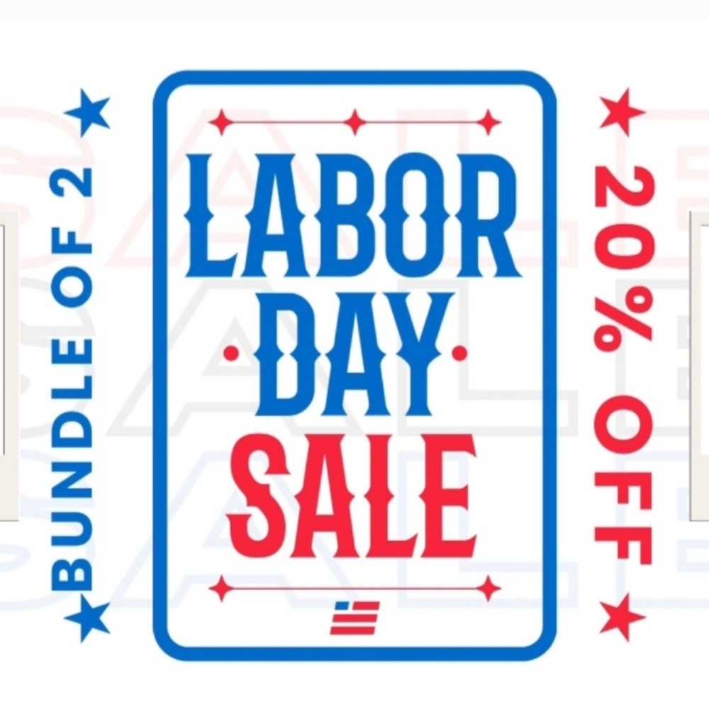 Labor Day Sale Poster